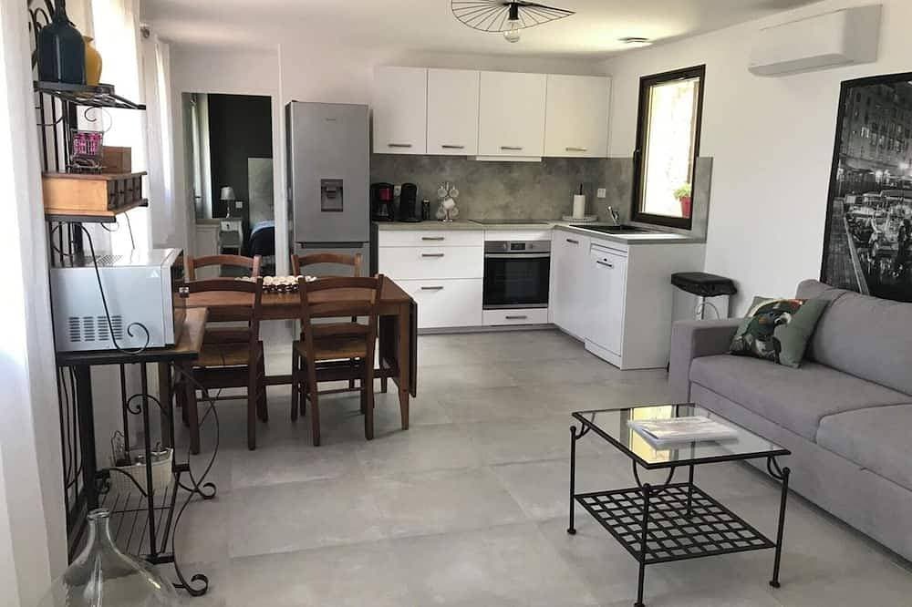 Foto 10 von 23: Nouveau en Balagne ! Logement 6 Pers. Clim, Piscine/jacuzzi, Terrain Pétanque