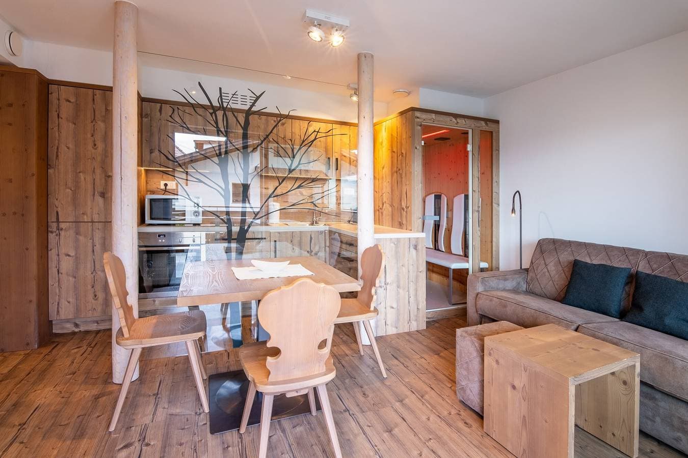Foto 10 von 38: Appartement Vitalpina A mit Bergblick, WLAN und Klimaanlage
