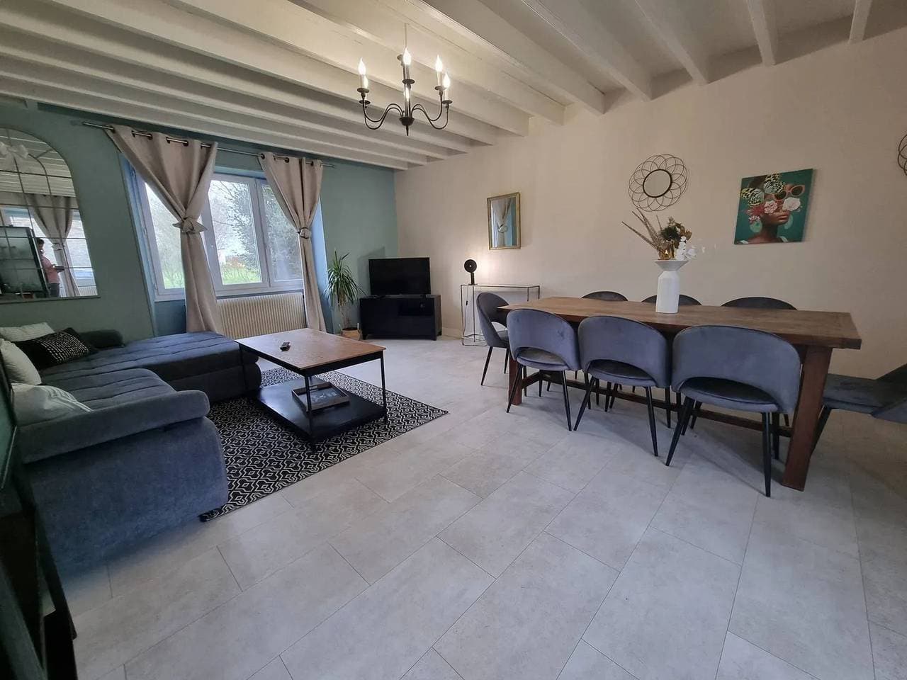 Foto 8 von 70: Maison confortable à Pontorson, 110 m², spa