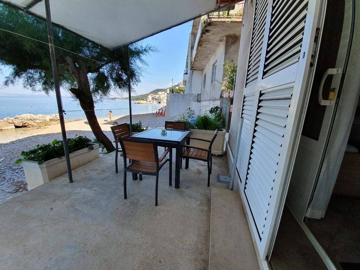 Foto 11 von 12: Studio Appartement am Strand Drasnice, Makarska As-25839-a