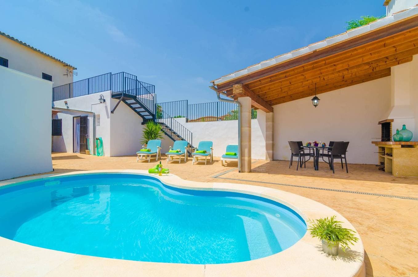Foto 2 von 32: Can Pistola - Ferienhaus mit privaten Pool in Algaida. WiFi gratis