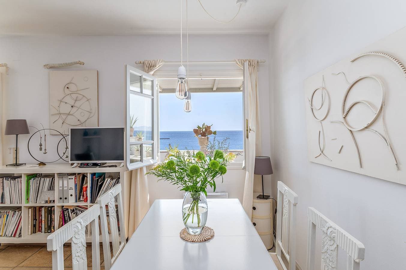 Foto 6 von 25: Ferienwohnung 'Seepferdchen 2 Tinos' mit Meerblick, WLAN und Klimaanlage