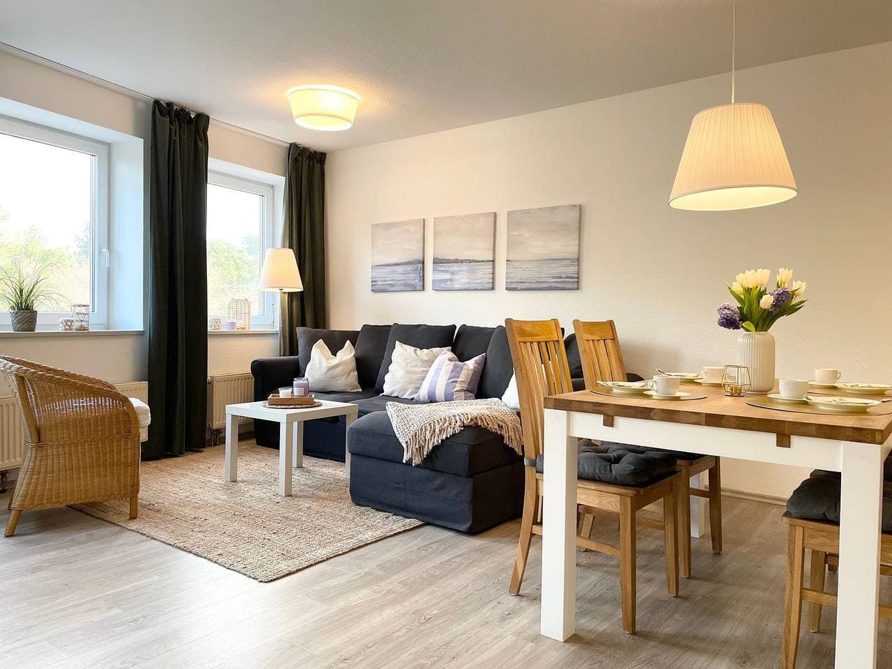 B1.2 - Helle, gemütliche Ferienwohnung, strandnah für bis zu 4 Personen 1