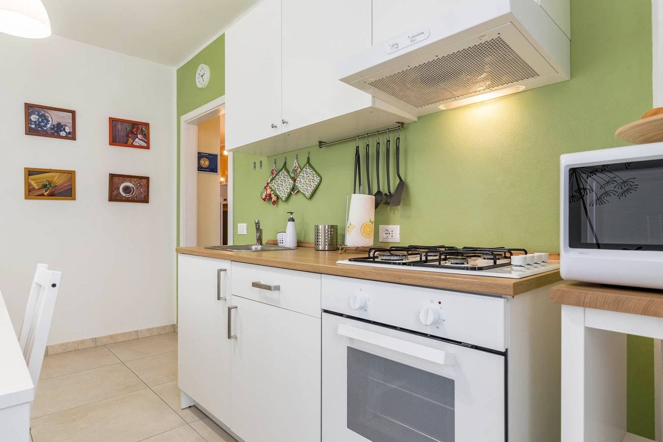 Foto 9 von 32: Kinderfreundliche Ferienwohnung "Le Quattro Stagioni" am See mit Bergblick