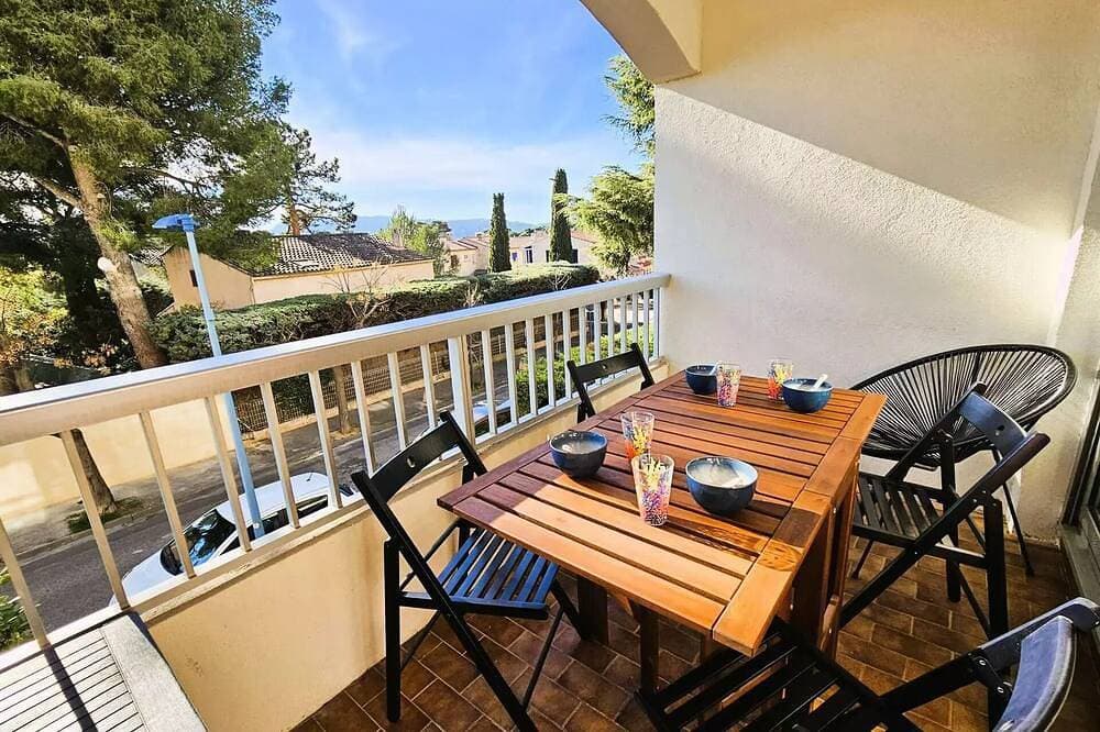 Residence Le Héron - Studio with terrace near the beaches, Wi-Fi, Air conditioning 1