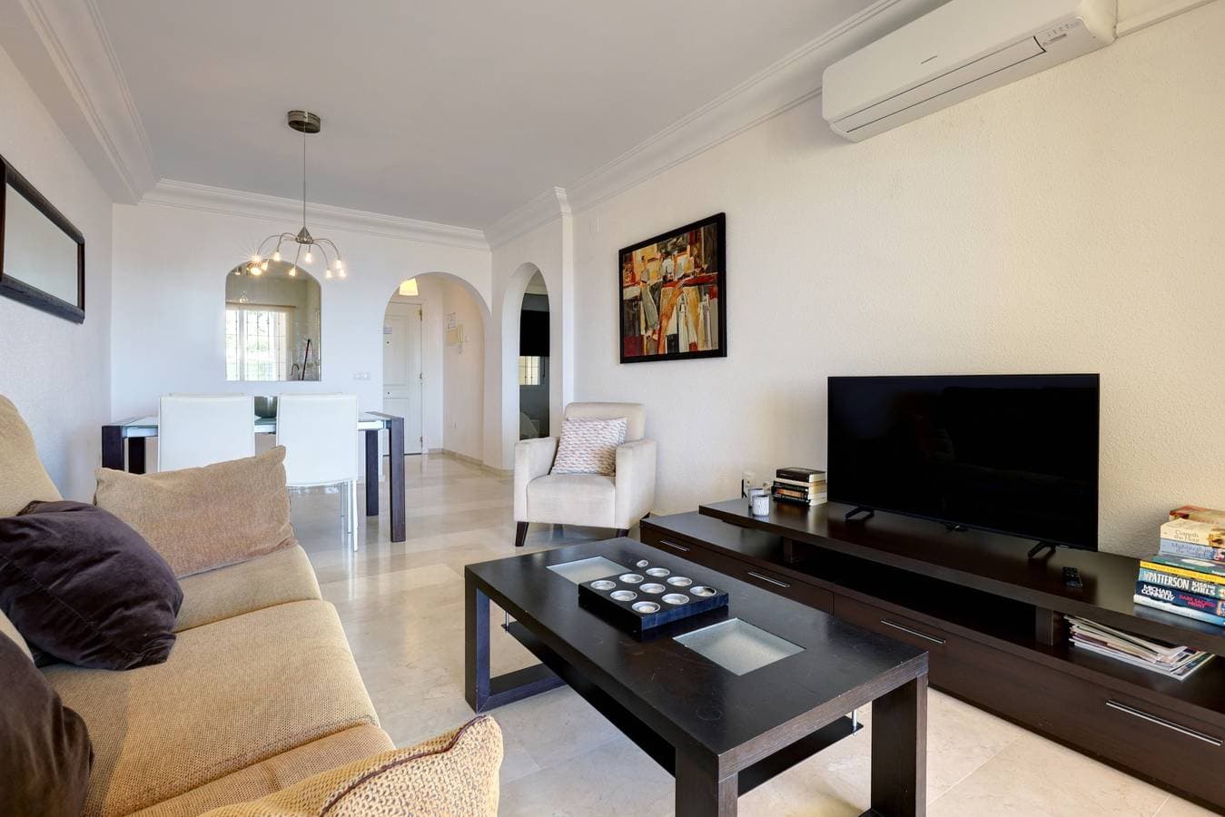 Foto 10 von 29: Geräumige Ferienwohnung 'Puerto Alto' mit Meerblick, Gemeinschaftspool und WLAN