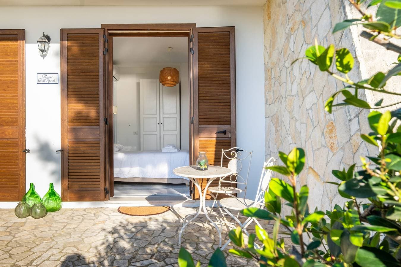 Foto 2 von 55: Bed and Breakfast Cala D'Aspide – Zimmer mit Gartenblick, WLAN und Klimaanlage