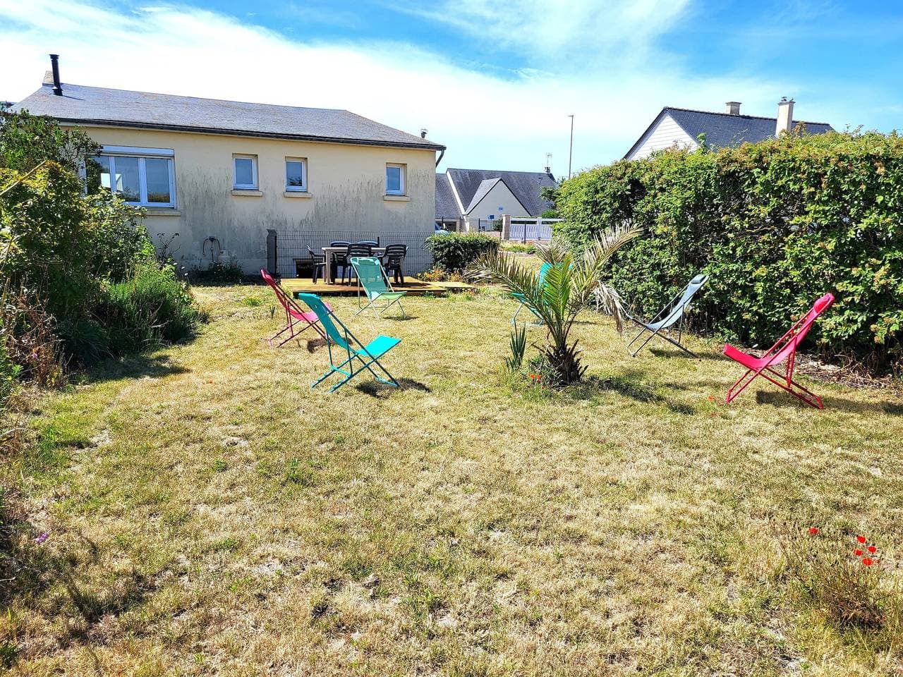 Foto 3 von 34: Ferienhaus „Seaside, Les Fleurs“ mit Gemeinschaftsterrasse, privatem Garten und WLAN