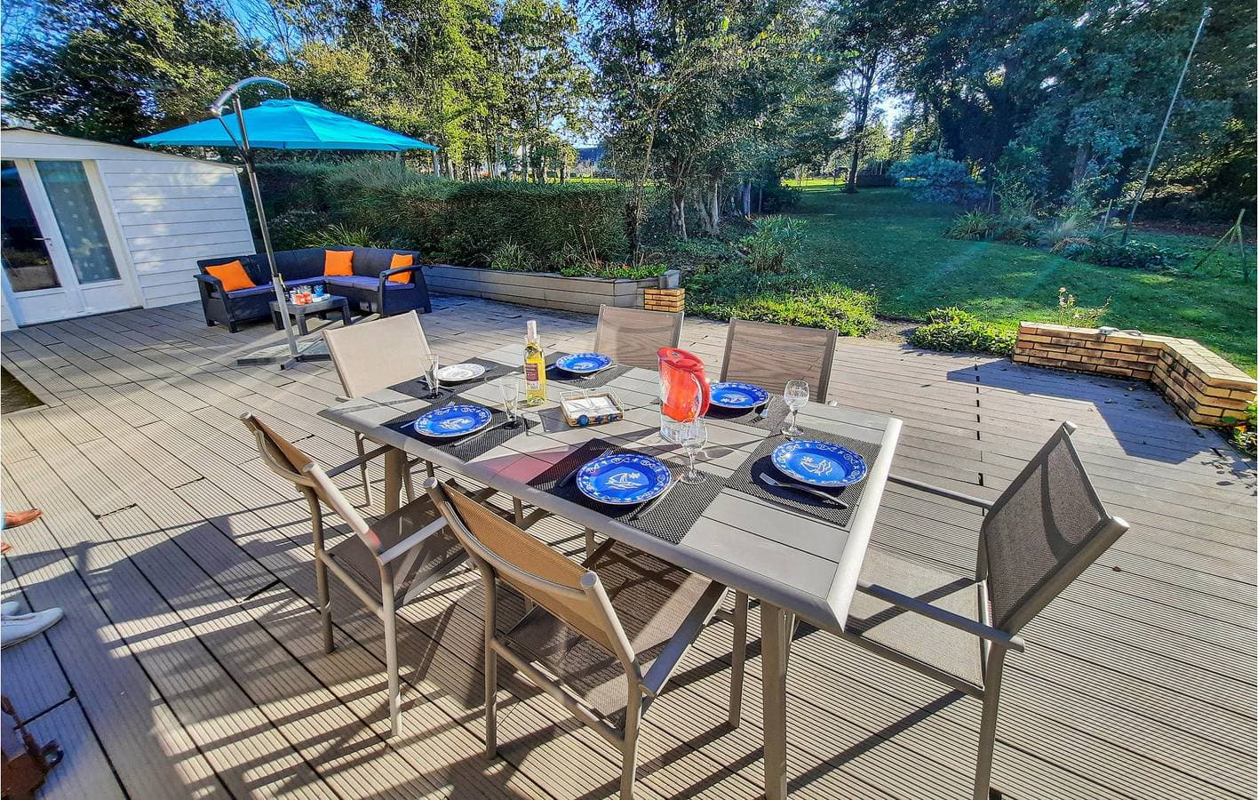 Foto 8 von 36: Gemütliche Wohnung mit WiFi, TV, Parkplatz und Garten in der Nähe von Plage de Kerfany