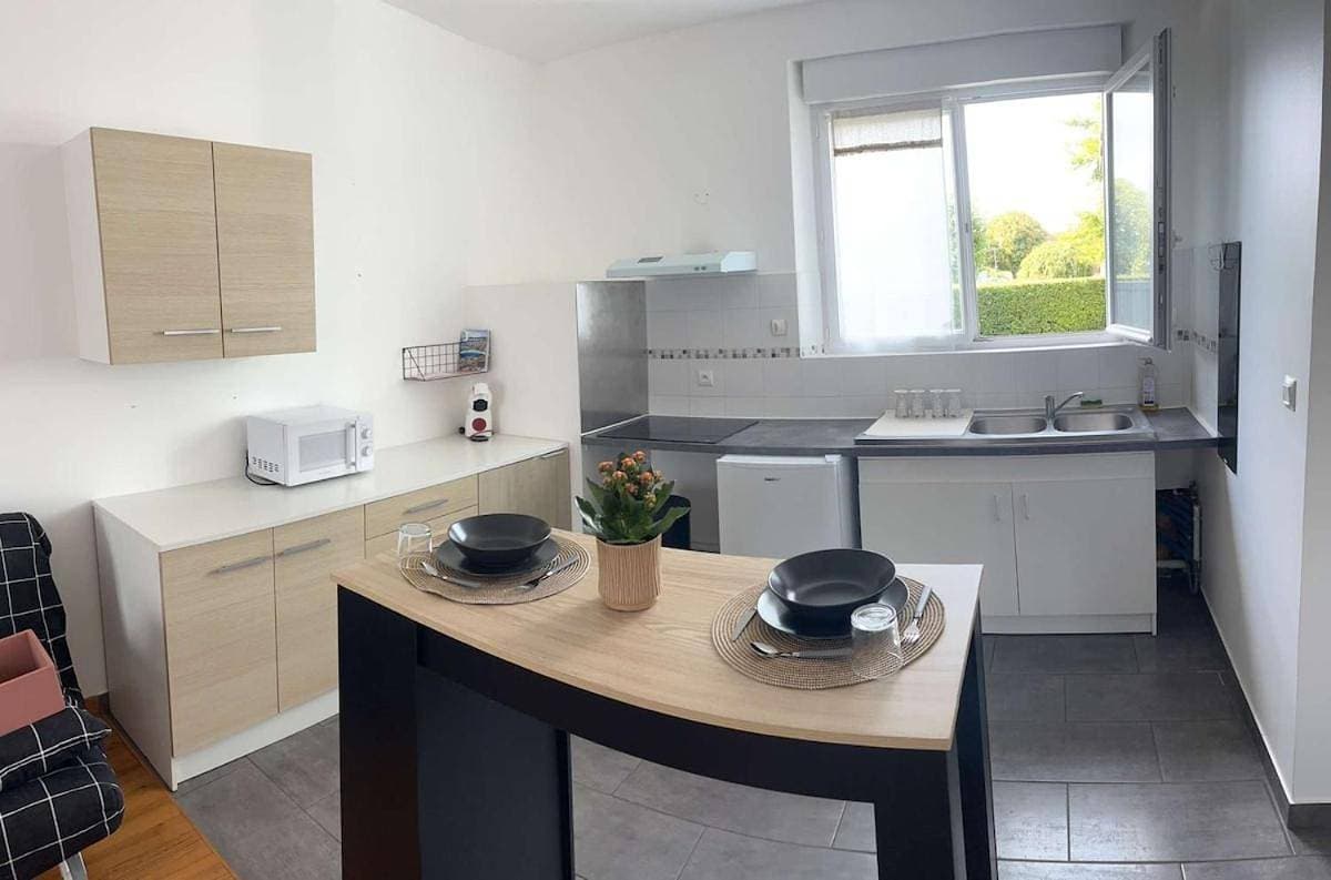Studio confortable avec espace extérieur 1