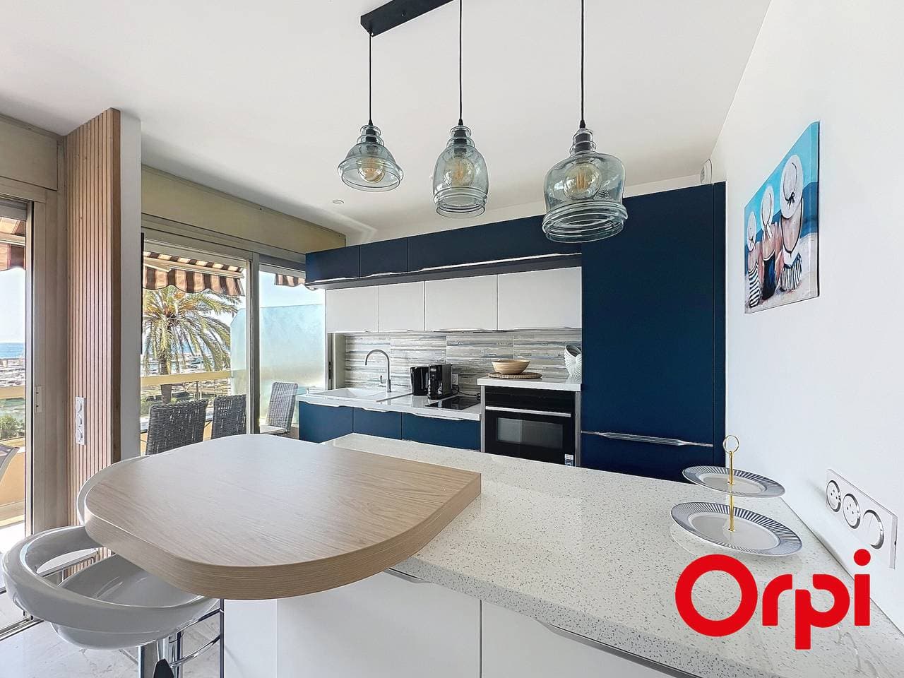 Foto 4 von 17: Modernes Studio mit Terrasse, klimatisiert, WIFI, 2 Personen in Menton