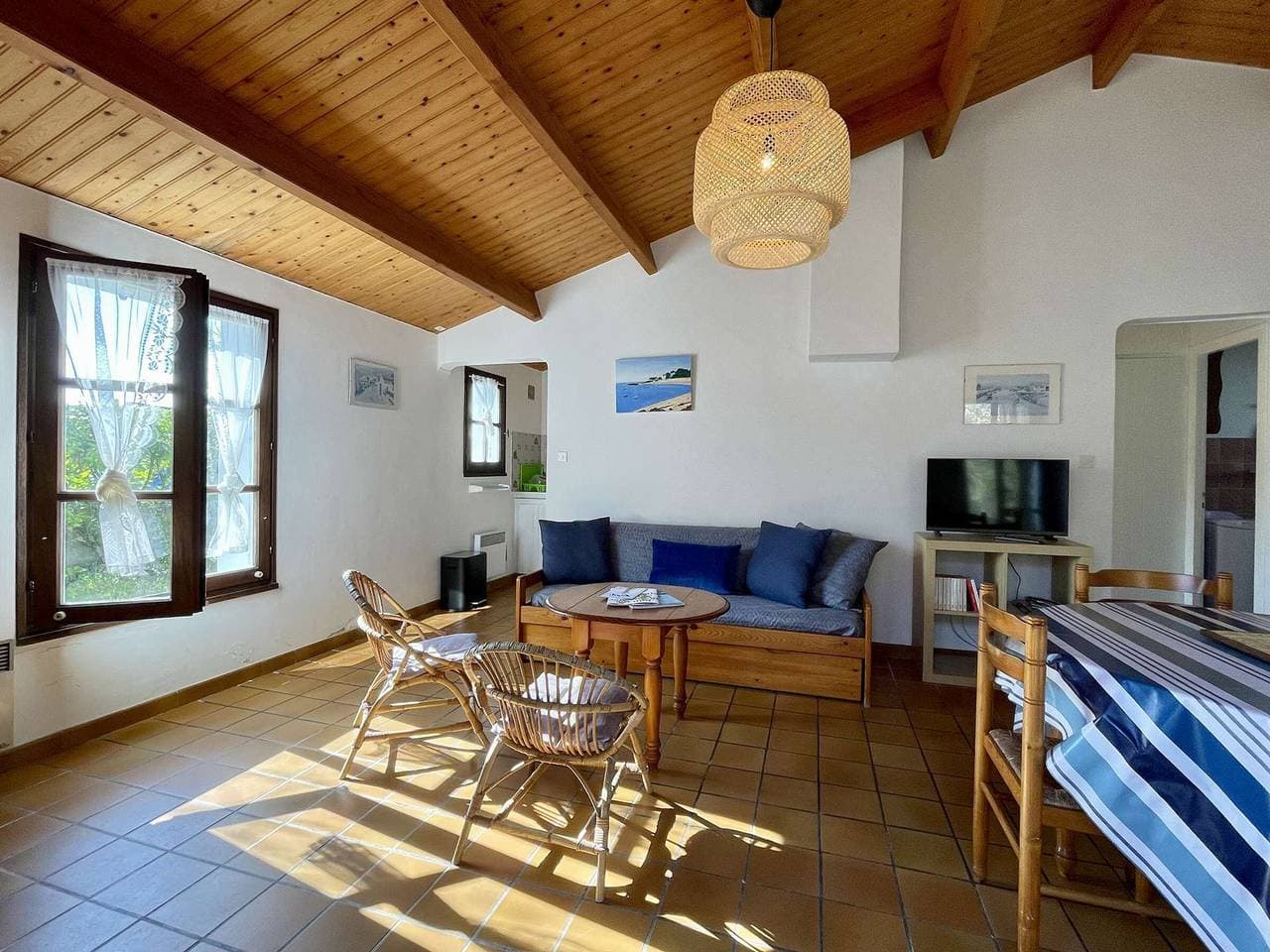 Foto 4 von 12: Gemütliches Haus mit Garten, Terrasse und Parkplatz, 4 Schlafplätze, in Strandnähe