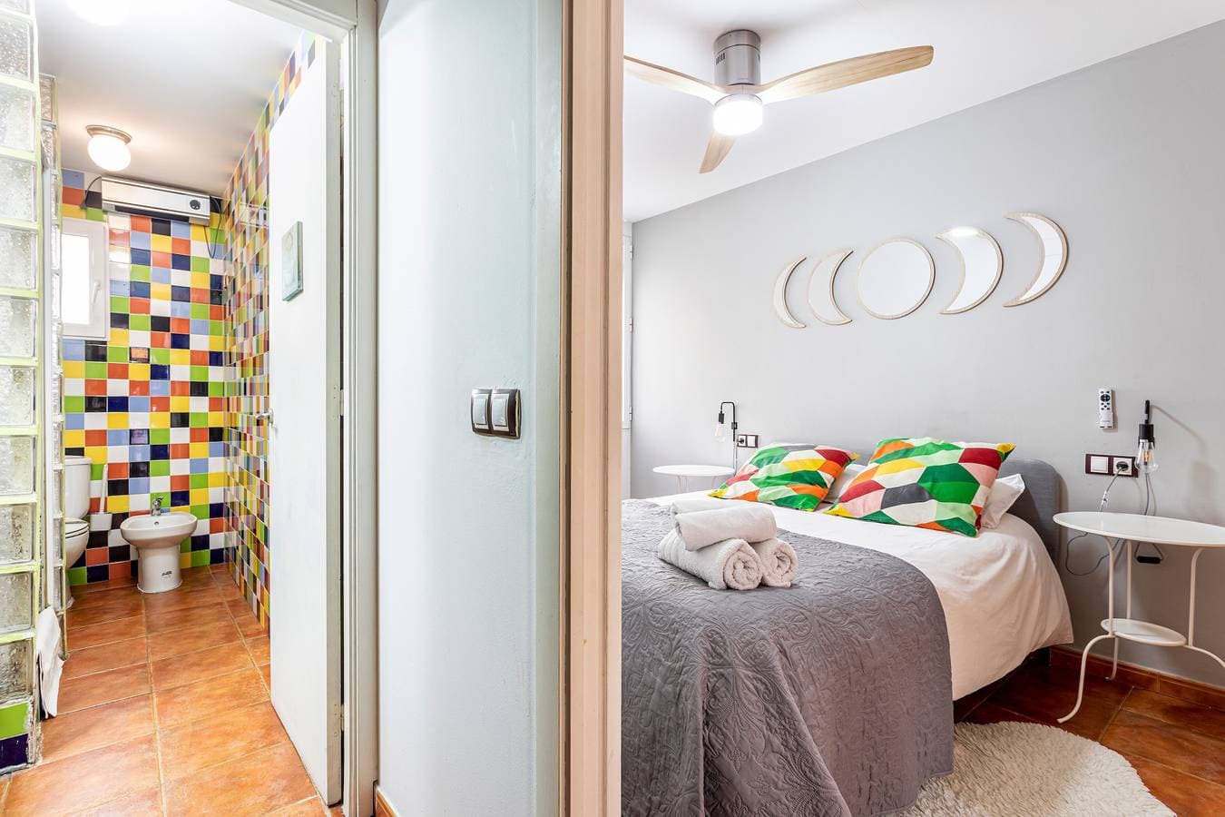 Foto 13 von 30: Ferienwohnung 'Torres De Quart Tu Casa' mit Balkon, Wi-Fi und Klimaanlage