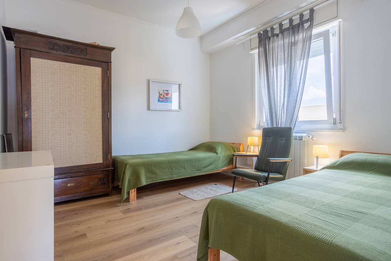 Foto 13 von 22: Ferienwohnung "Mit Blick auf das Meer" in Strandnähe mit 2 Balkonen und WLAN