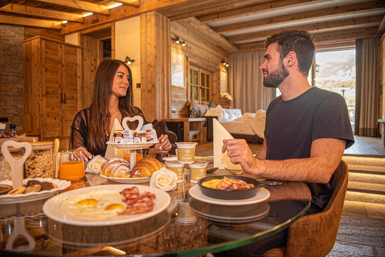 Foto 9 von 44: 'Le Chalet Suite' mit Bergblick, privater Terrasse und WLAN