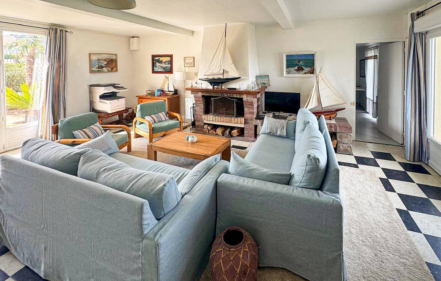 Foto 12 von 22: Gemütliche 2-Zimmer-Wohnung mit Meerblick, Garten und WLAN – 2,5 km vom Strand entfernt