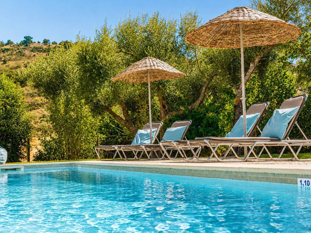 Foto 5 von 33: Villa mit Panoramablick, Pool, Klima - 12 Pers.