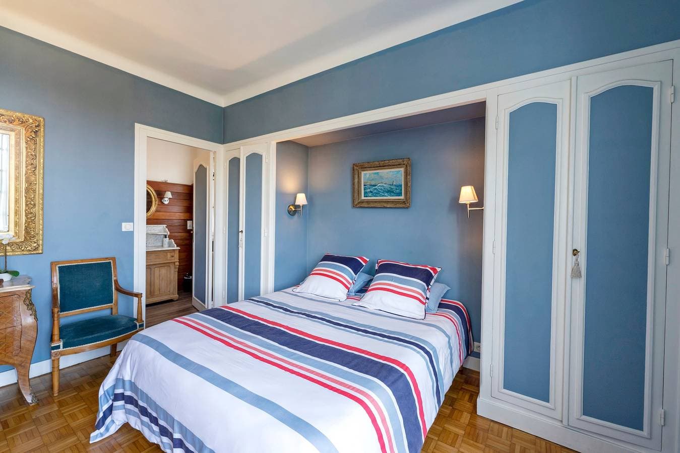 Foto 7 von 17: Gästezimmer 'L'annexe - Chambre' mit Meerblick, Balkon und WLAN