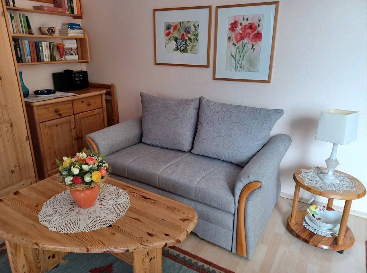 Foto 6 von 15: Ferienwohnung 'Koberstaedt' Panoramaseesicht, Balkon und Wi-Fi