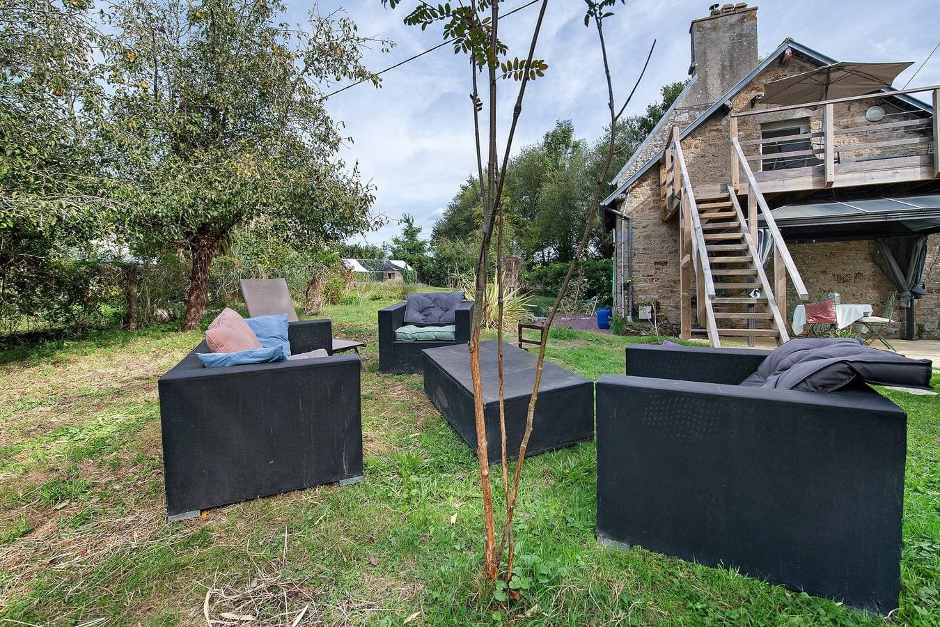 Foto 11 von 23: Gästezimmer 'La Châtre - Sartilly Baie Bocage - Chambre Randonneur' mit Terrasse, Garten und WLAN