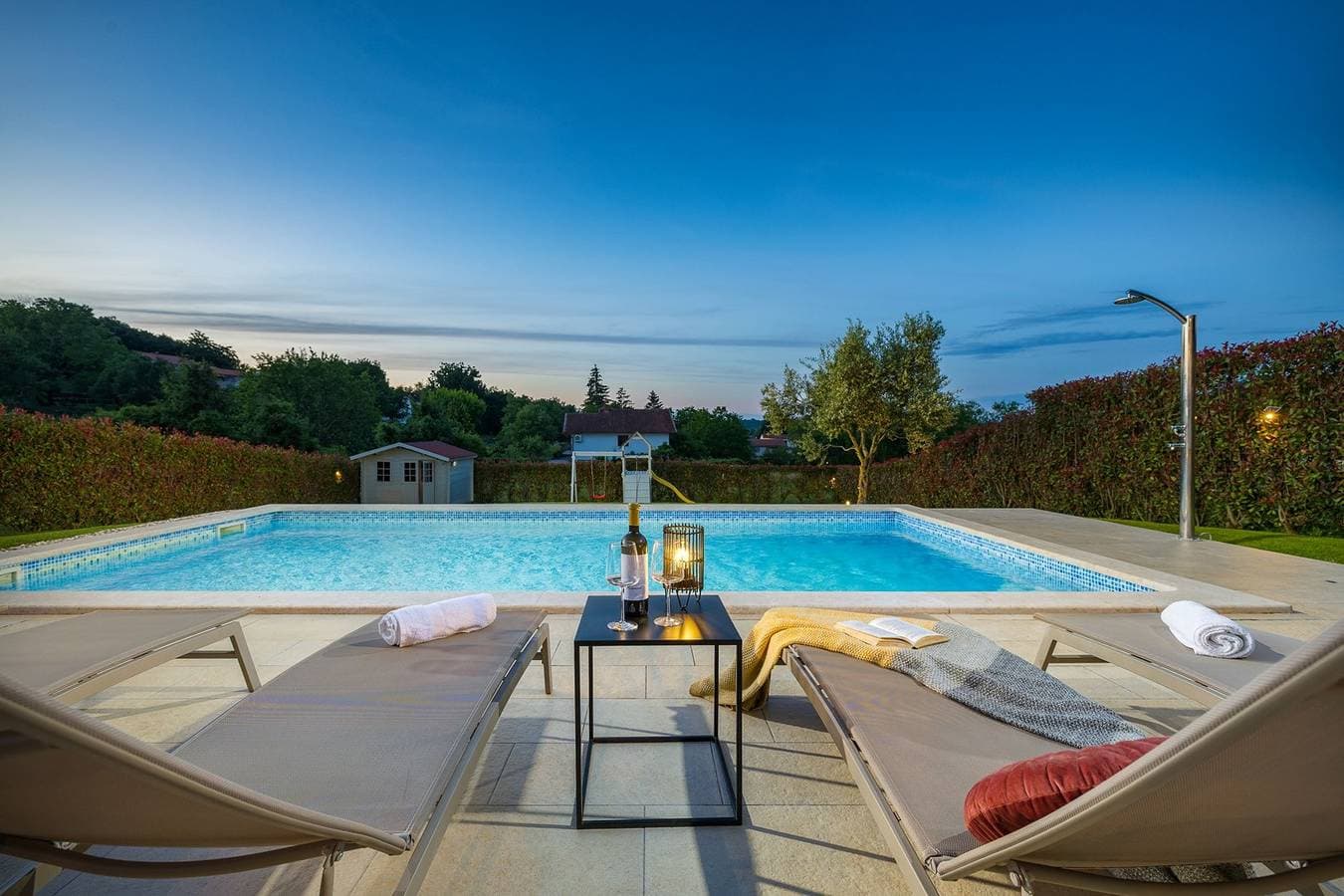 Foto 2 von 54: Villa Bartol mit privatem Pool, Tischtennis, Darts