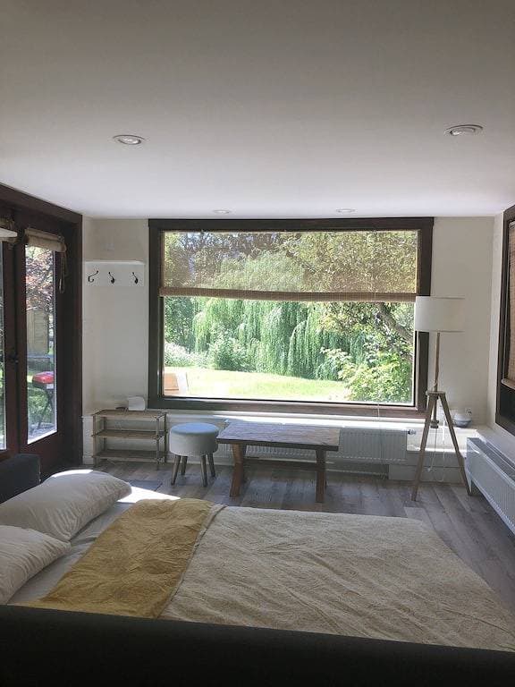 Bright Lakeside Retreat: King Bed & Willow Views 1