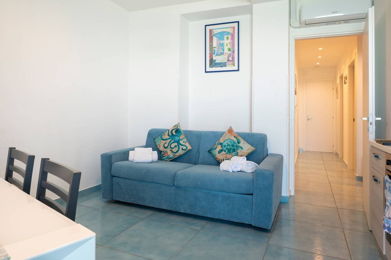 Foto 11 von 30: Ferienwohnung 'Scinniamare Con Vista' mit Meerblick, WLAN und Klimaanlage