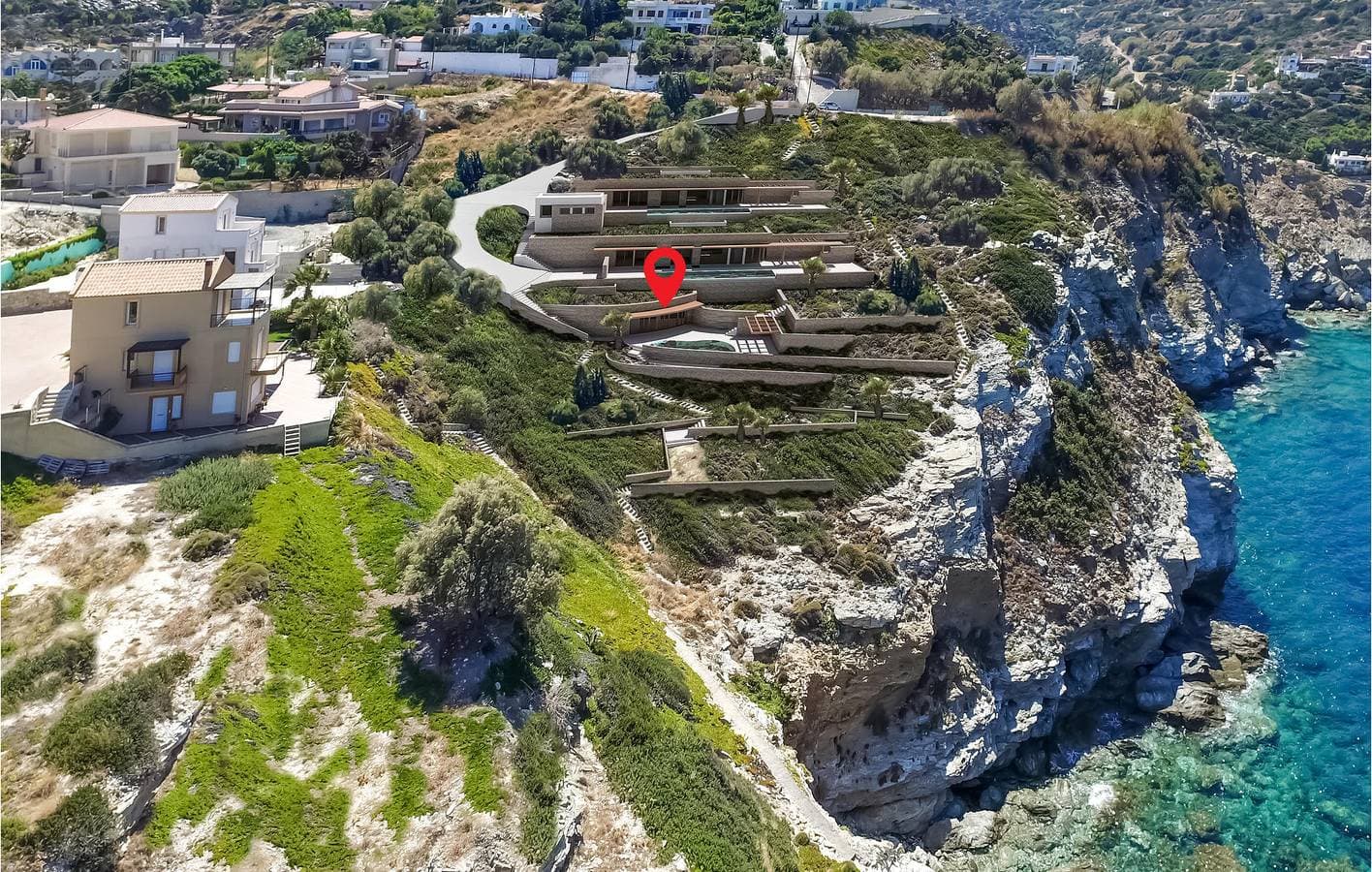 Luxuswohnung mit Pool und Terrasse, 300 m vom Strand Lygaria entfernt 1