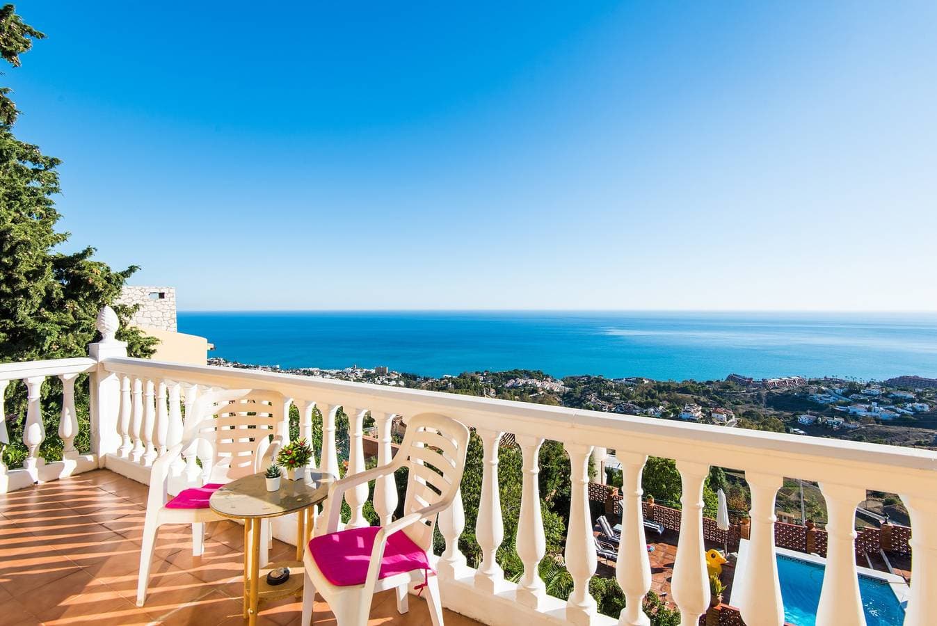 Foto 5 von 30: Schöne Villa La Tuna mit Meerblick, WLAN, Garten, Balkon