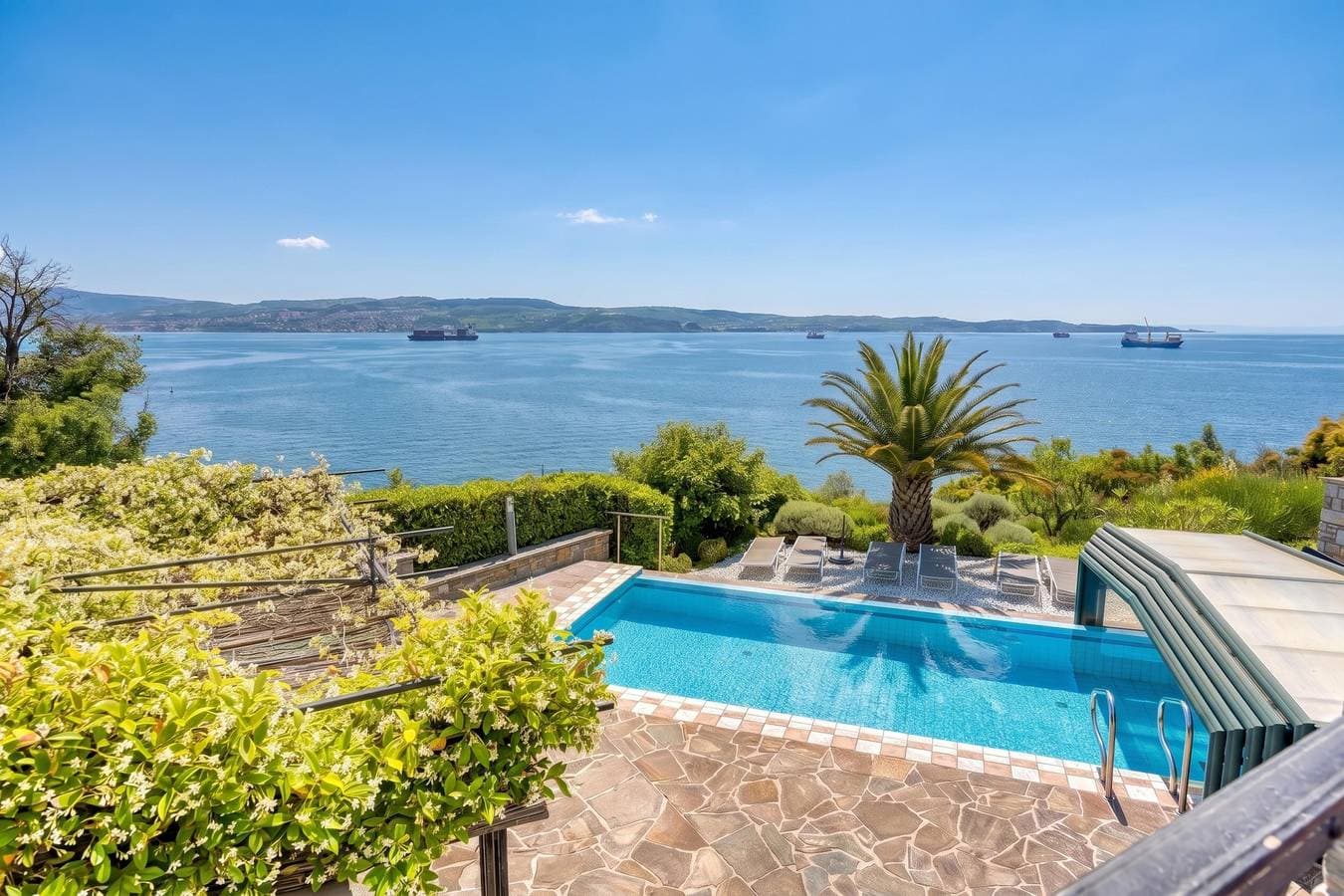 Debeli Rtič Studio 2 - Pool & Sea View 1