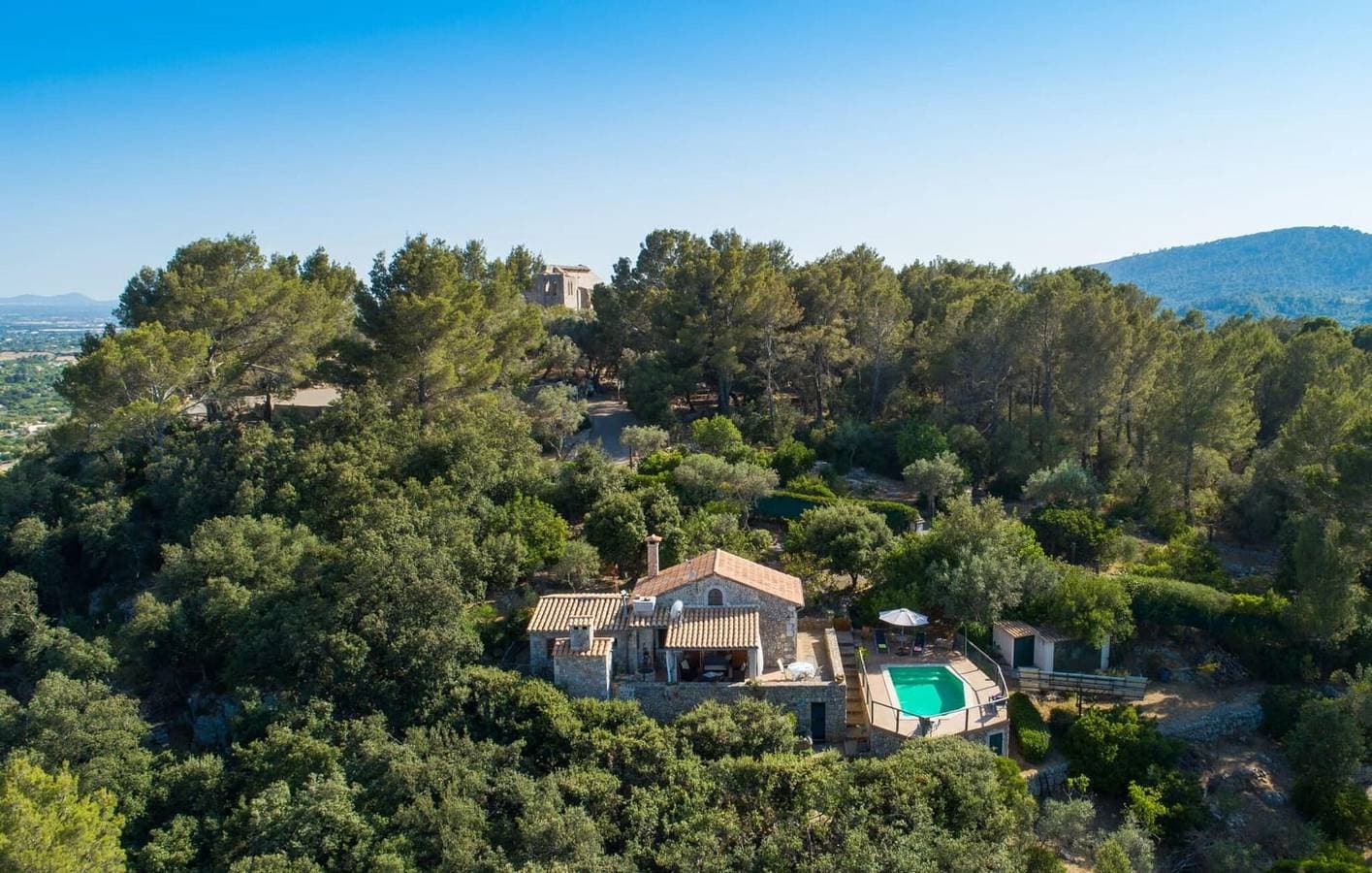 Rückzugsort am Meer mit Pool und Küche, 2 km von Mancor de la Vall entfernt 1
