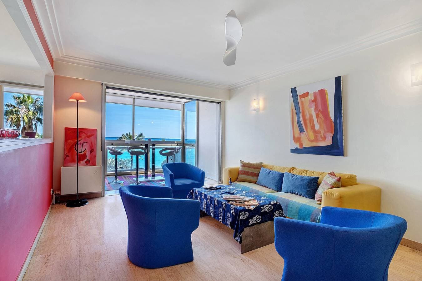 Foto 4 von 26: Ferienwohnung 'T3 Front de Mer' mit Meerblick, WLAN und Klimaanlage