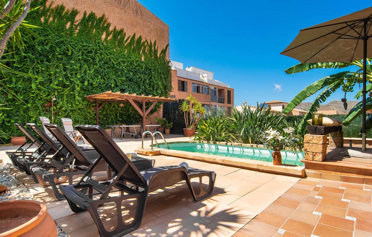 Foto 6 von 46: Rückzugsort am Meer mit Terrasse, Pool und Grill 2,5 km vom Strand Son Moll entfernt