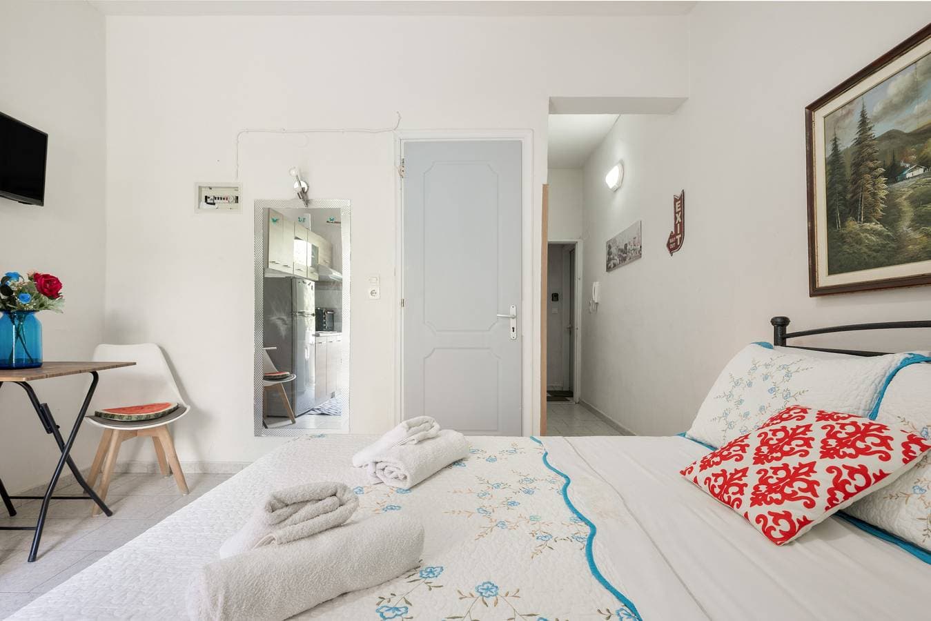 Foto 10 von 17: Einzimmerapartment 'Olga 2' mit Meerblick, WLAN und Klimaanlage