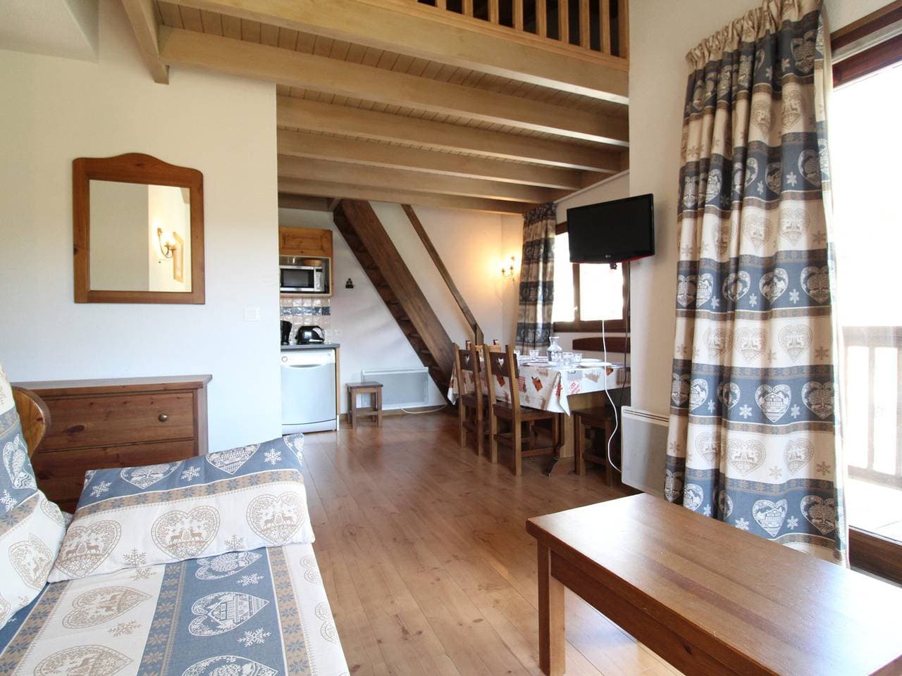 Foto 2 von 15: Geräumige Wohnung für 6, Bergblick, Aussois