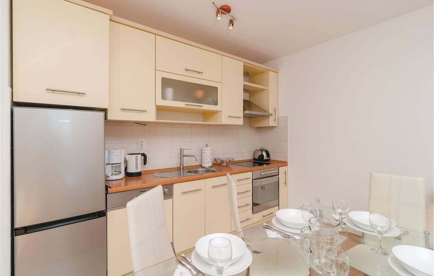Foto 9 von 21: Gemütliche Wohnung mit Terrasse, WLAN und Parkplatz, 1,5 km vom Strand entfernt
