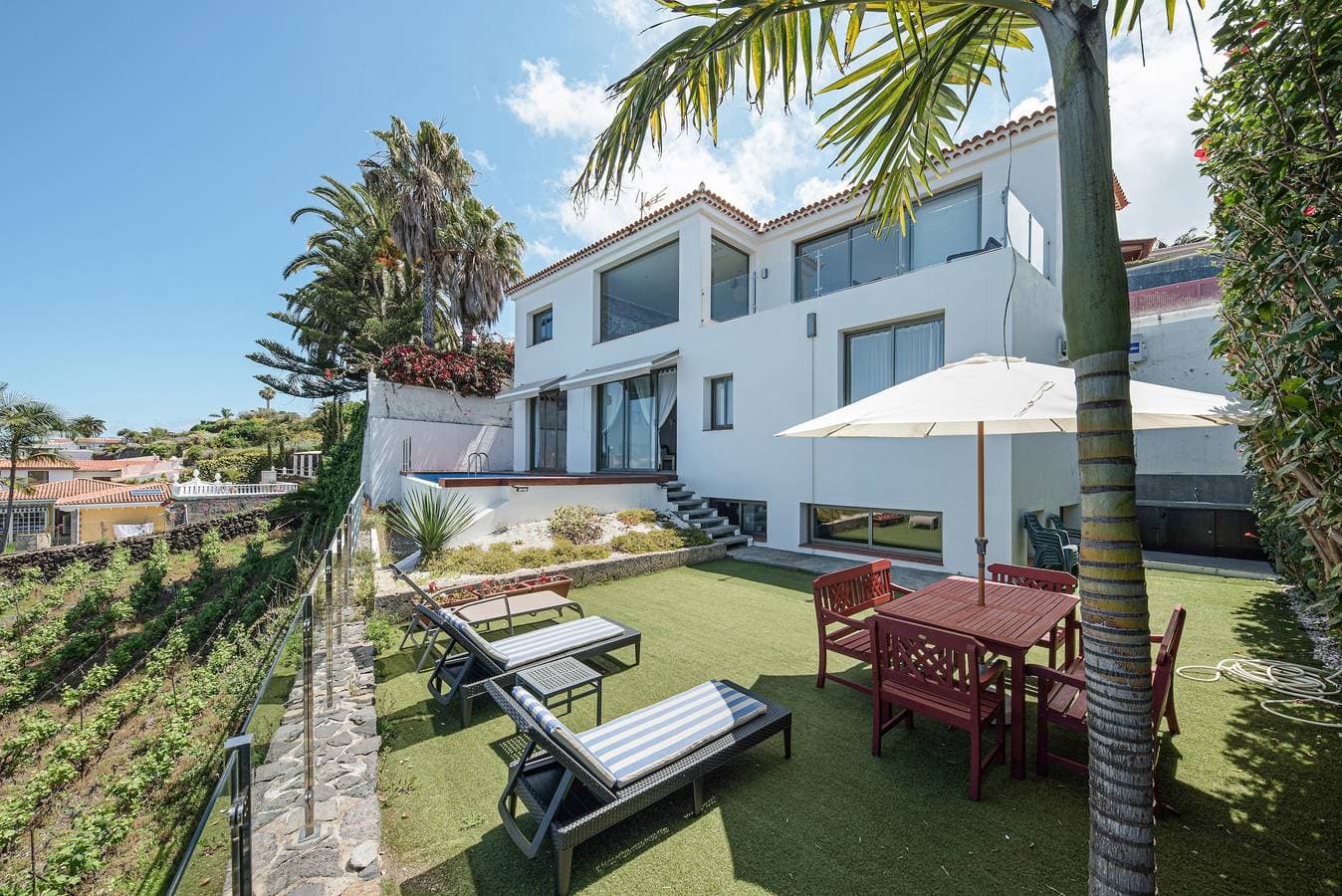 Foto 3 von 28: Ferienhaus 'Casa Santa Úrsula' mit Meerblick, Pool, WLAN & Garten