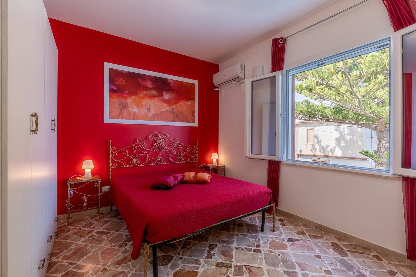 Foto 6 von 34: Ferienwohnung 'Casa Rossa' mit Meerblick, Veranda und WLAN