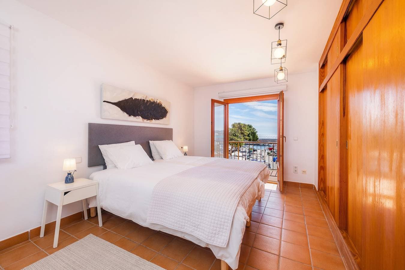 Foto 12 von 30: Ferienwohnung 'Es Port' in Strandnähe mit Meerblick, Terrasse und WLAN