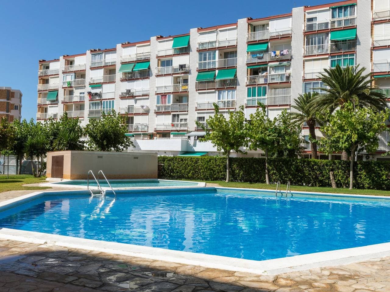 La Pineda 2 km von Salou: Gemütliches Appartementhaus Beach La Pineda 1