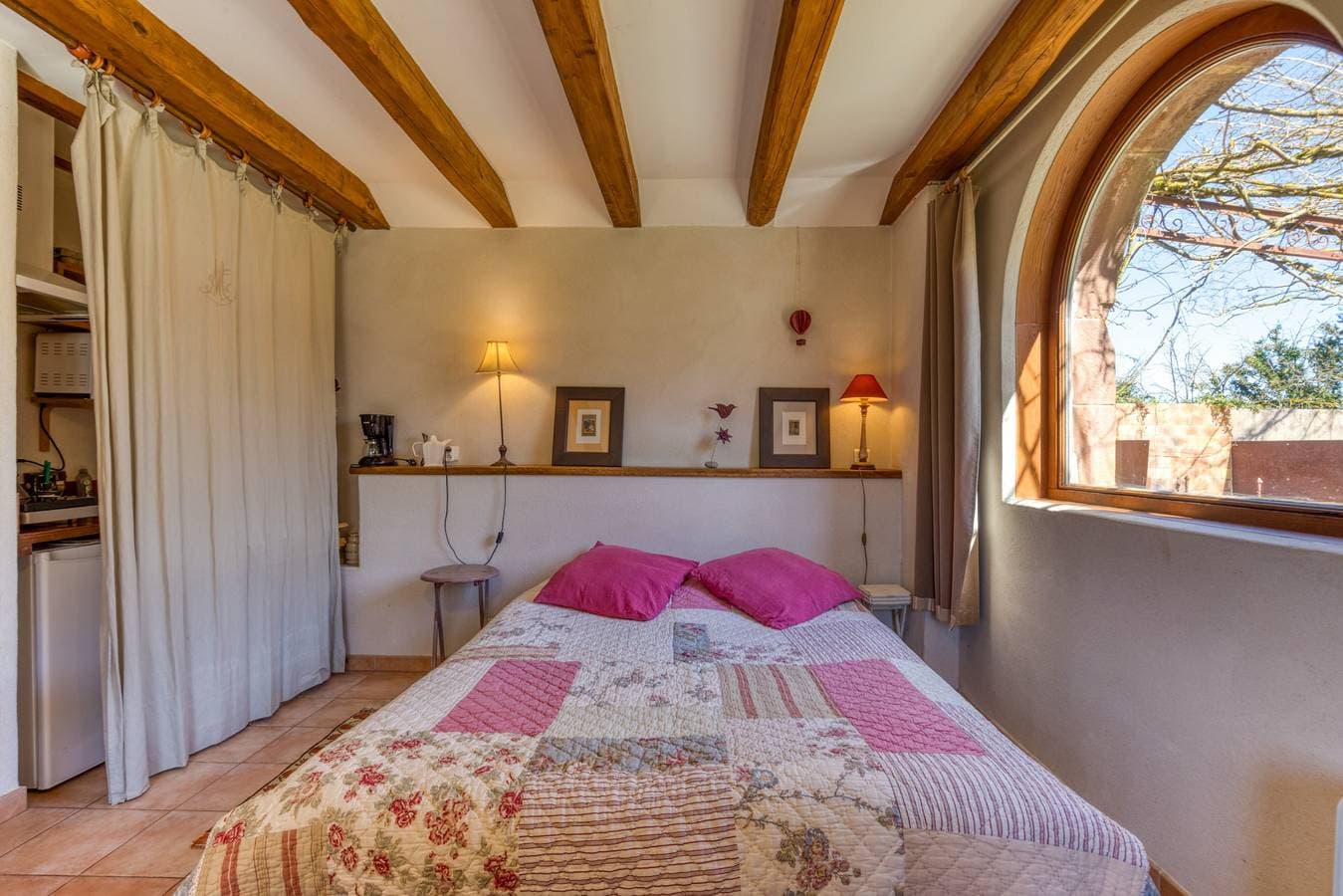 Foto 9 von 26: Gîtes du Bout du Monde: Bergblick und private Terrasse