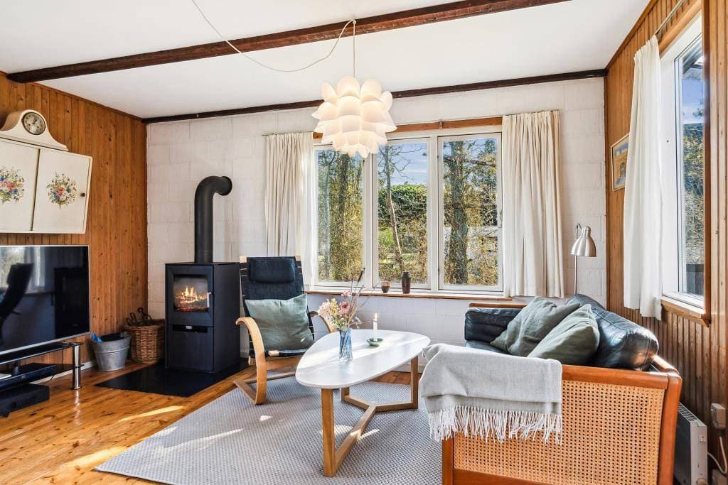 Foto 3 von 22: Gemütliches älteres Ferienhaus mit beeindruckendem Meerblick an der Elsegårde Küste