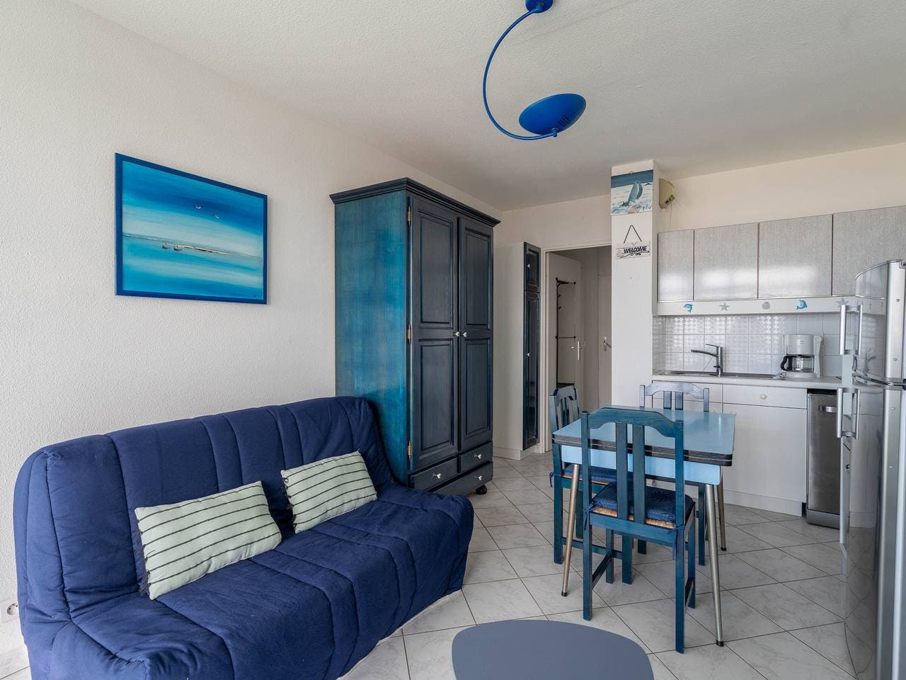Foto 3 von 15: Appartement am Meer für 2 mit Parkplatz in Mimizan Strand