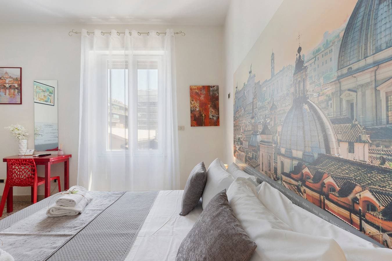 Foto 6 von 14: Zimmer 'Camera Tripla - Trastevere' mit WLAN und Klimaanlage