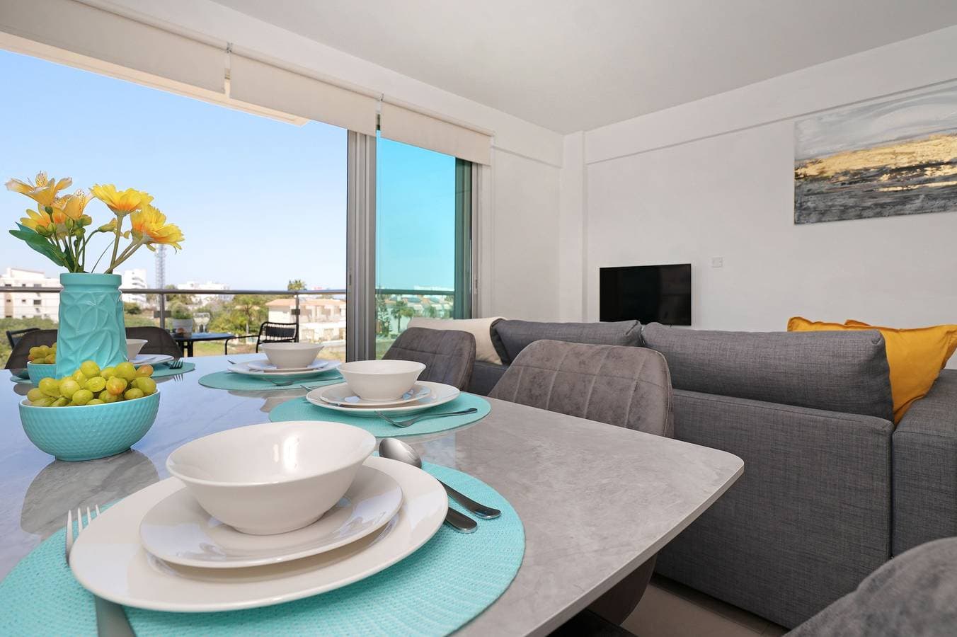 Foto 8 von 34: Ferienwohnung für 5 Personen mit Balkon
