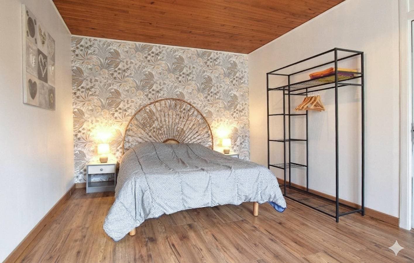 Foto 7 von 26: Gemütliche 2-Zimmer-Wohnung mit Garten, WLAN und Parkplatz in der Nähe von Virandeville