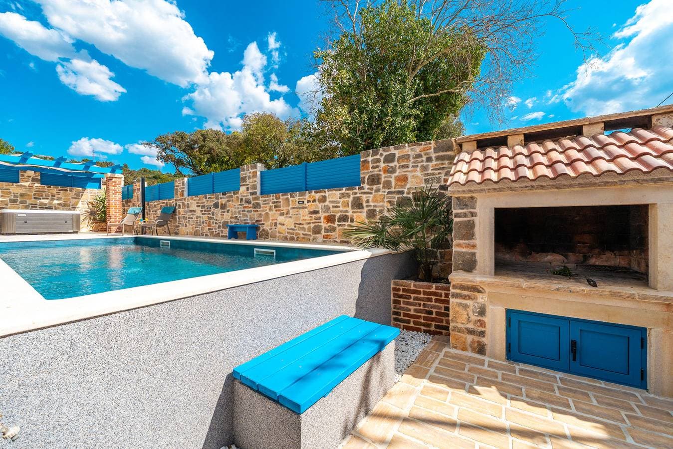 Foto 9 von 46: Stone Holiday house Zara with jacuzzi