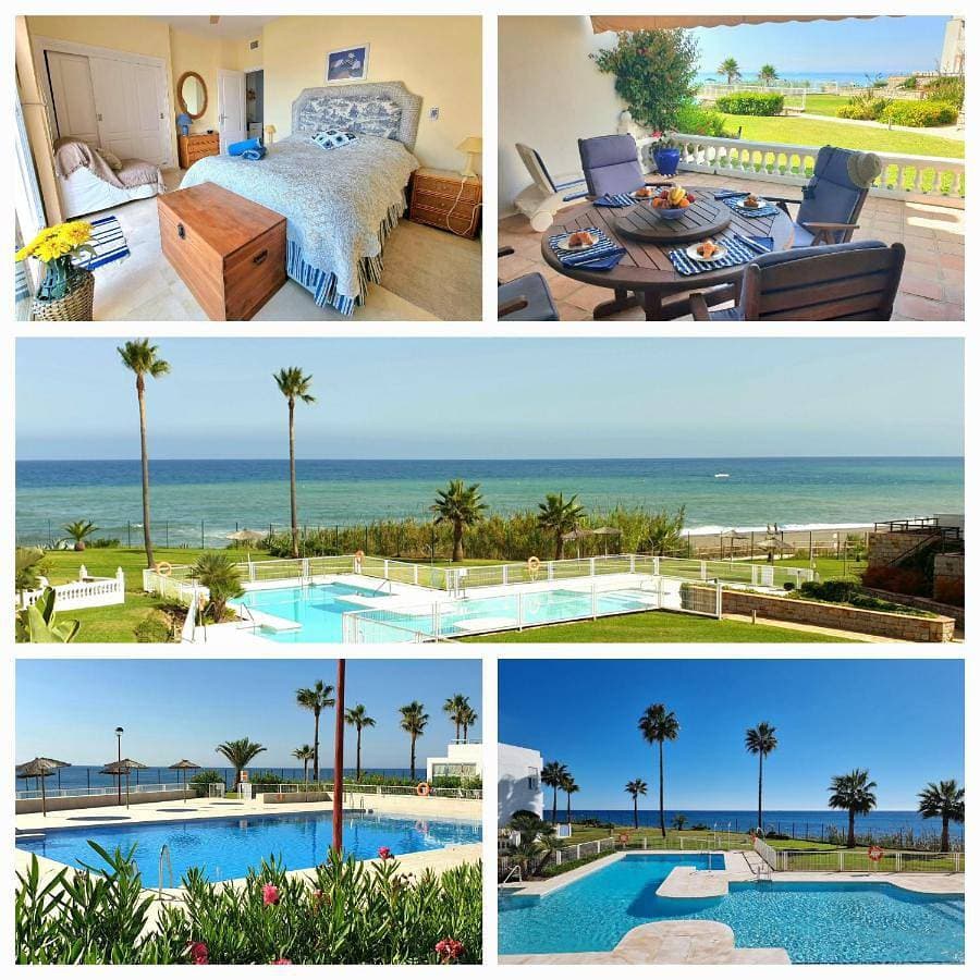 Casitamar frontline beach house rental Casares Costa near Estepona 1
