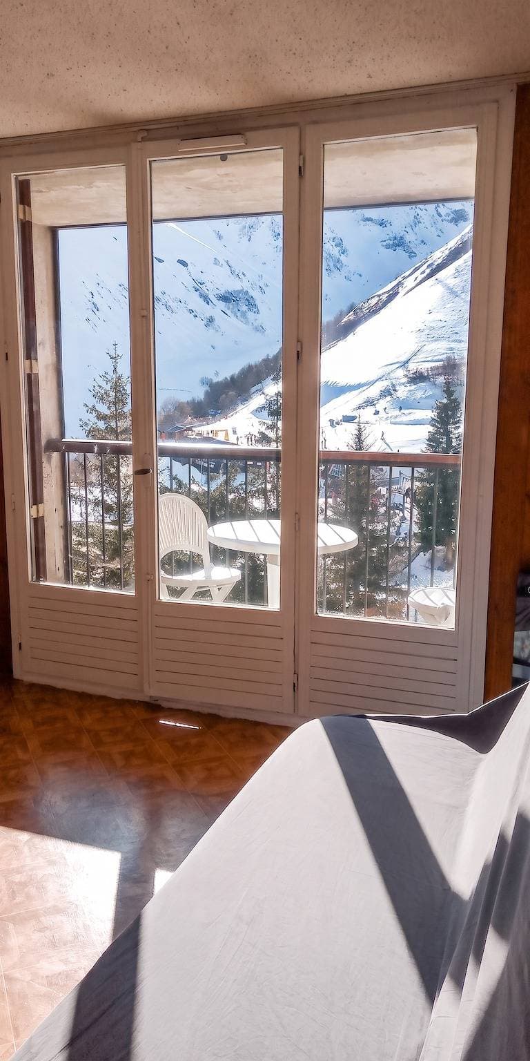 Foto 7 von 13: Charmantes Apartment in Gouaux-de-Larboust mit Bergblick