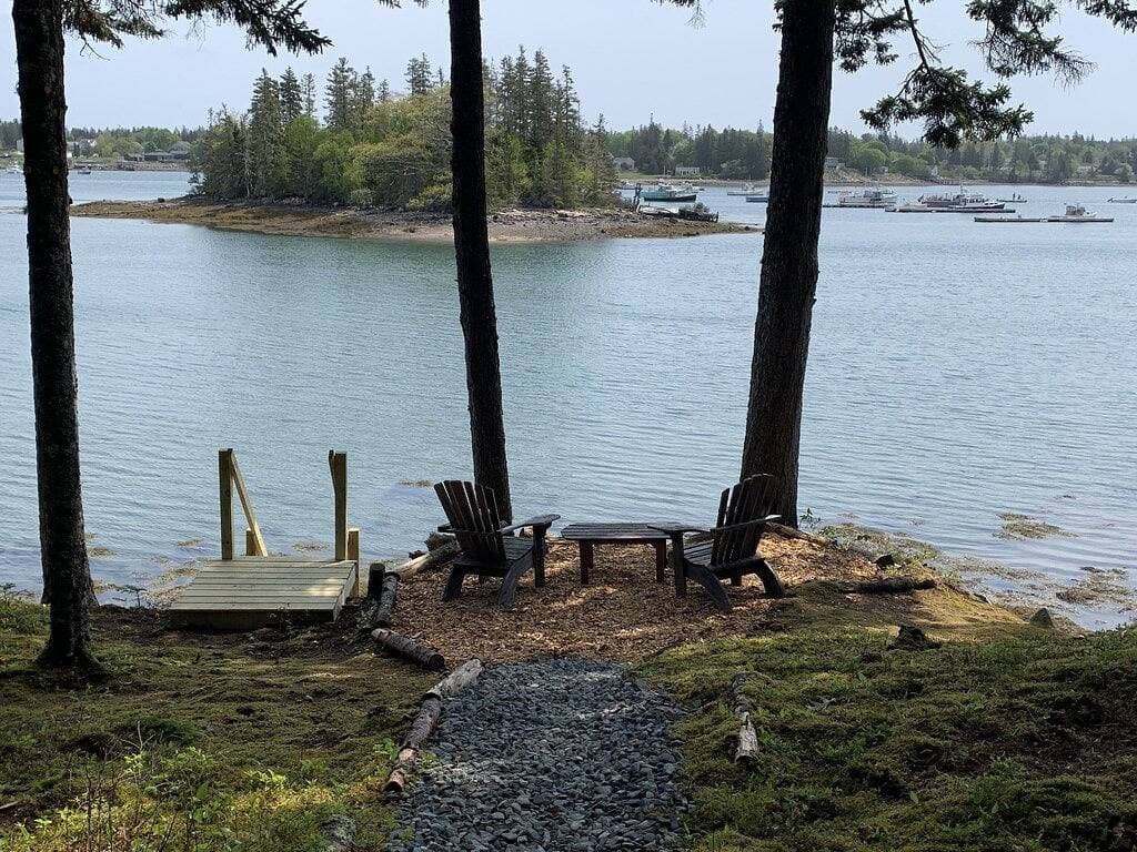 Foto 7 von 45: Driftwood Cottage-on the shore overlooking BassHbr 󰀃